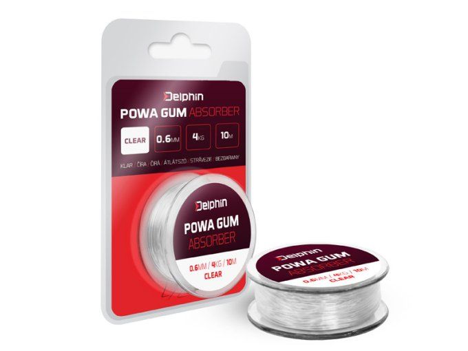 ABSORBER POWA GUM TRANSPARENT DELPHIN
