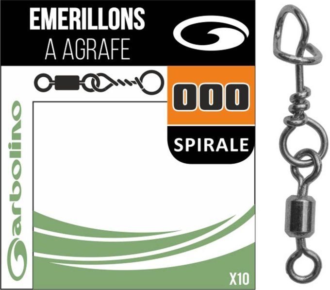 EMERILLONS A AGRAFE GARBOLINO