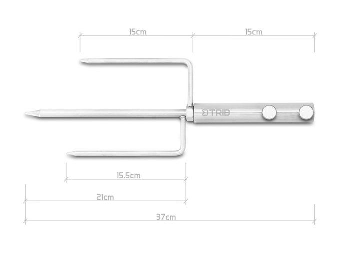 PIED DE PARAPLUIE EN ACIER INOX DELPHIN