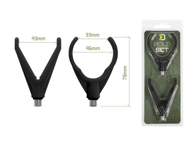  LOT DE SUPPORT DE CANNE HOLDSET DELPHIN 